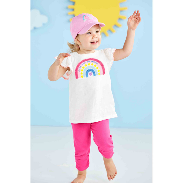Rainbow Tunic & Legging Toddler Set