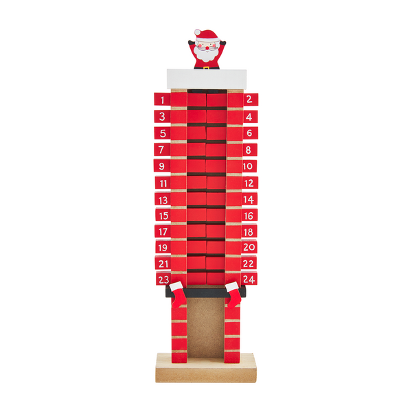 Santa Chimney Advent Calendar