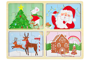 4-in-1 Holiday Puzzle