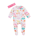 Dino Baby Girls' Sleeper Set