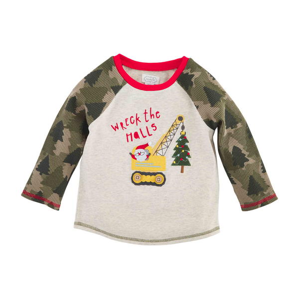 Wreck The Halls Christmas Toddler Tee