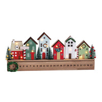 Light-Up Christmas Village Countdown