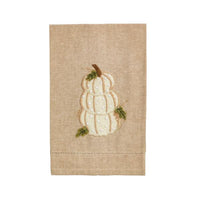 Pumpkin French Knot Towel