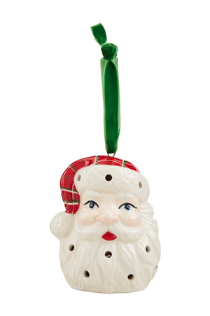 Classic Santa Light-Up Ornament