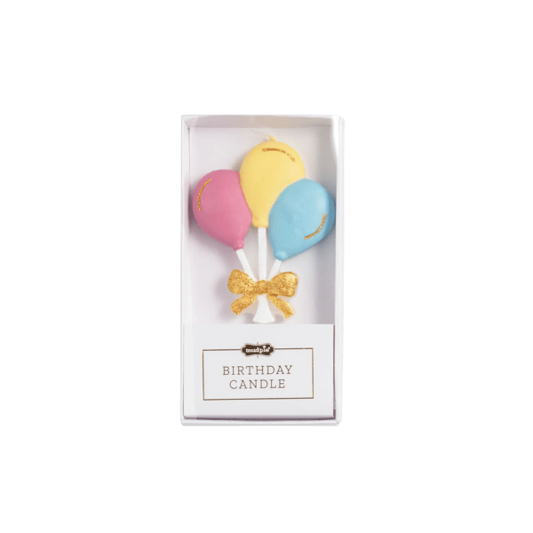 Balloons Figural Birthday Candle