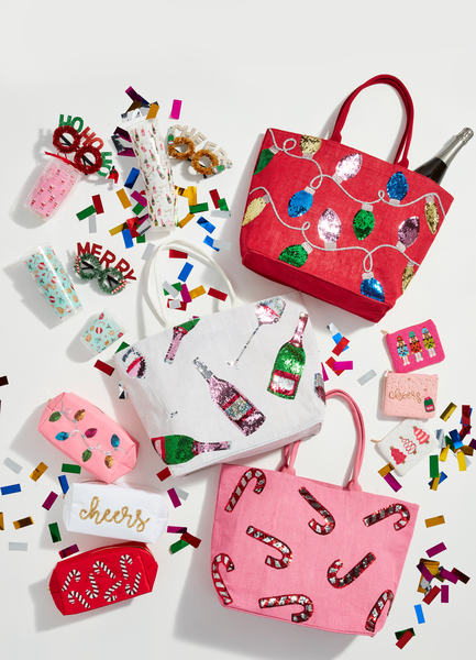 Cheers to That Holiday Sparkle Tote