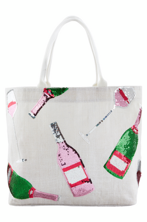 Cheers to That Holiday Sparkle Tote