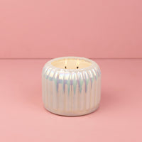 Sweet Grace Ribbed Pearl Candle