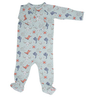 Bulls Boots Lasso Western Zipper Footie