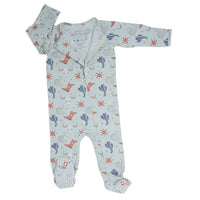 Bulls Boots Lasso Western Zipper Footie