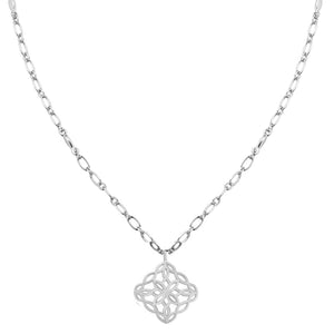 Bloom Drop Necklace/Silver