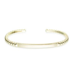 Beaded Stacking Cuff GOLD