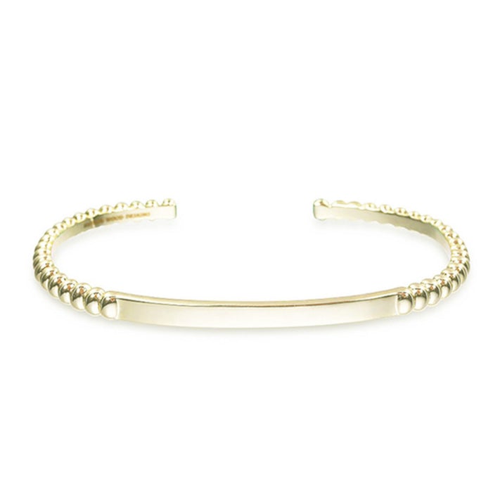 Beaded Stacking Cuff GOLD