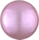 15" Round Pink Orbz Foil Balloon