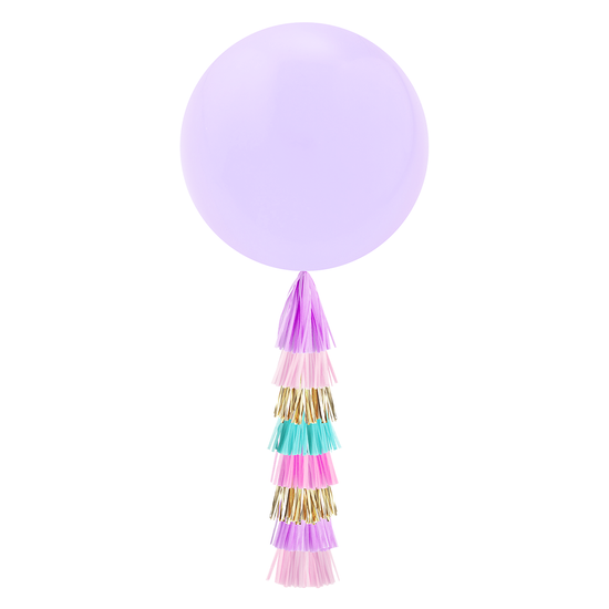 Ballon géant et queue à pompon - LICORNE