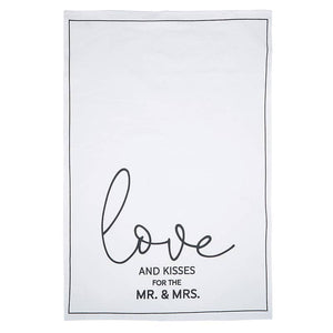 Tea Towel - Love And Kisses