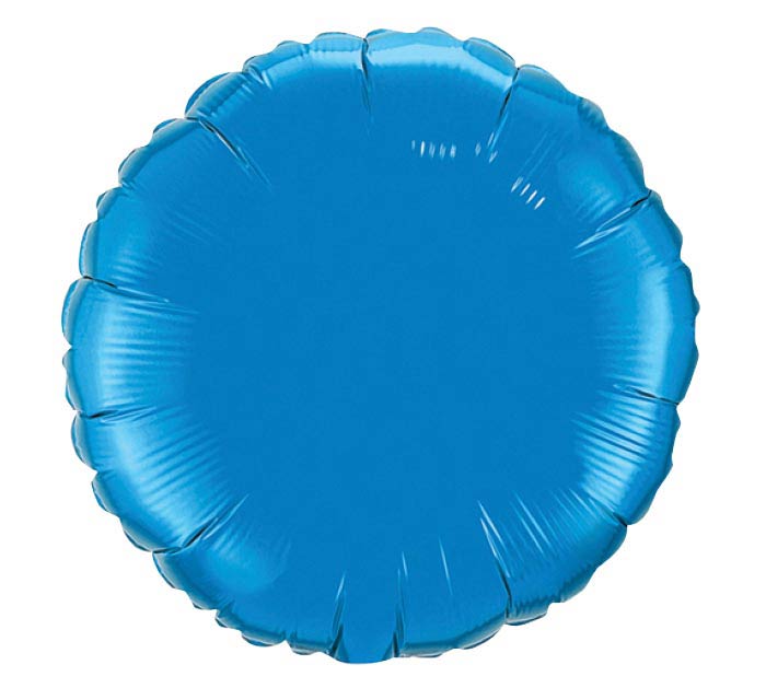 18" Round Sapphire Foil Balloon