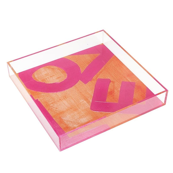 LOVE You Madly Acrylic Tray