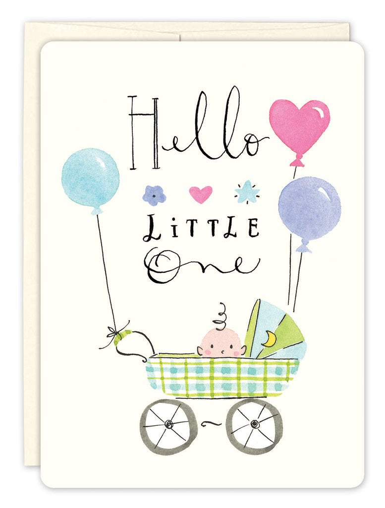 Hola pequeño: nueva tarjeta de bebé 