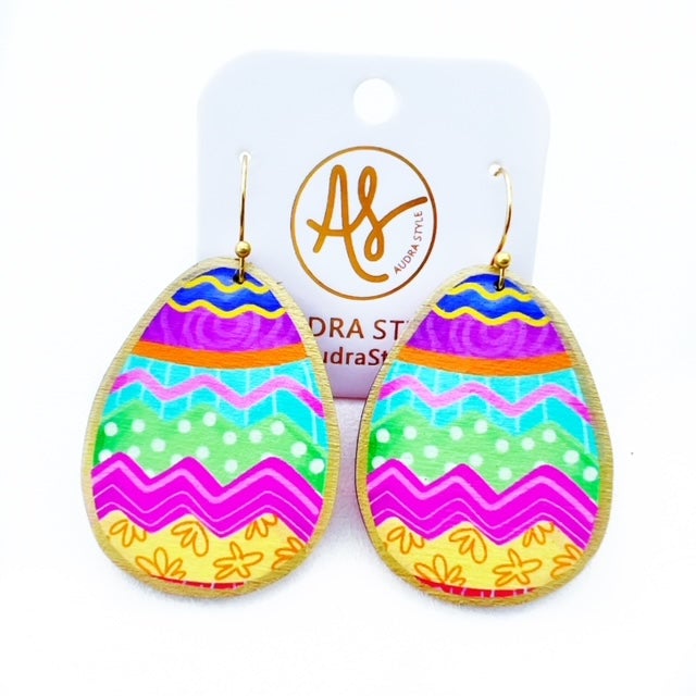 Large Colorful Easter Egg Dangle