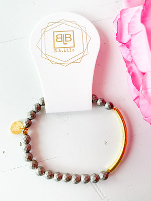 Matte Gold Sugar Baby Bracelet