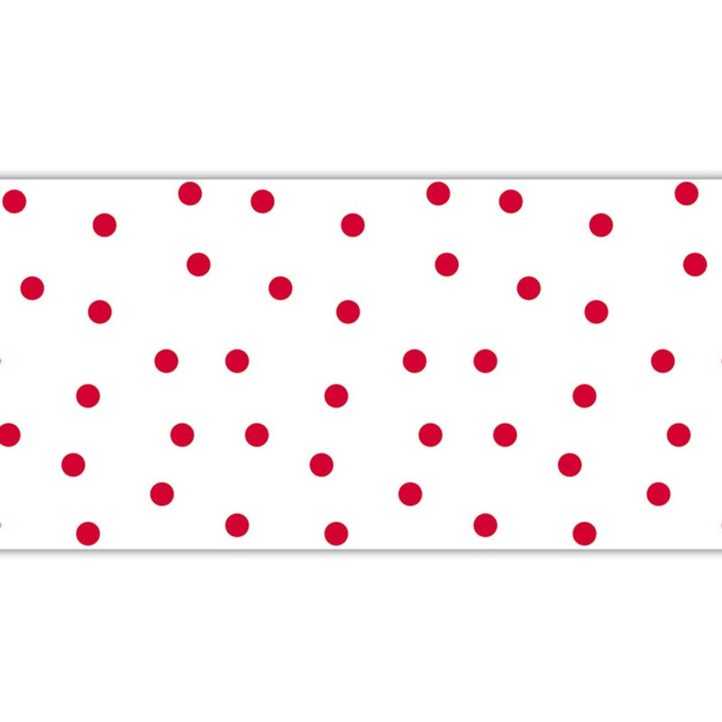 Holiday Paper Table Runner - RED DOTS