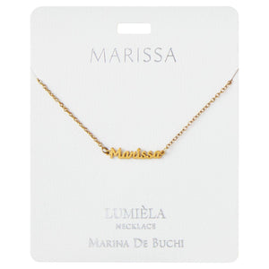 "L & M" Names Script Name Necklaces & Bracelets