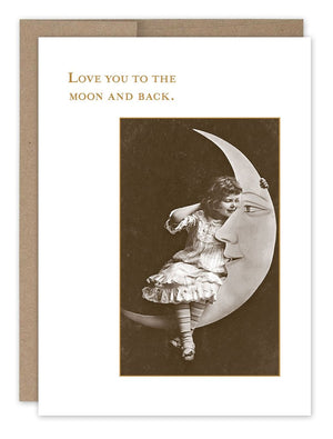 Little Girl On Moon Love-XO