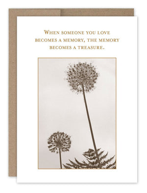 Memory Treasure - Sympathy Card
