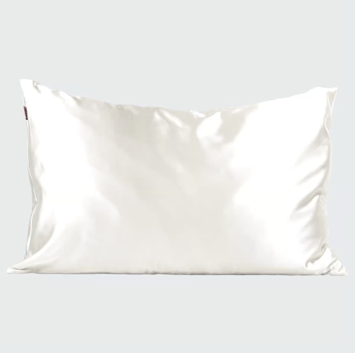 KITSCH KING Satin Pillowcase - Ivory