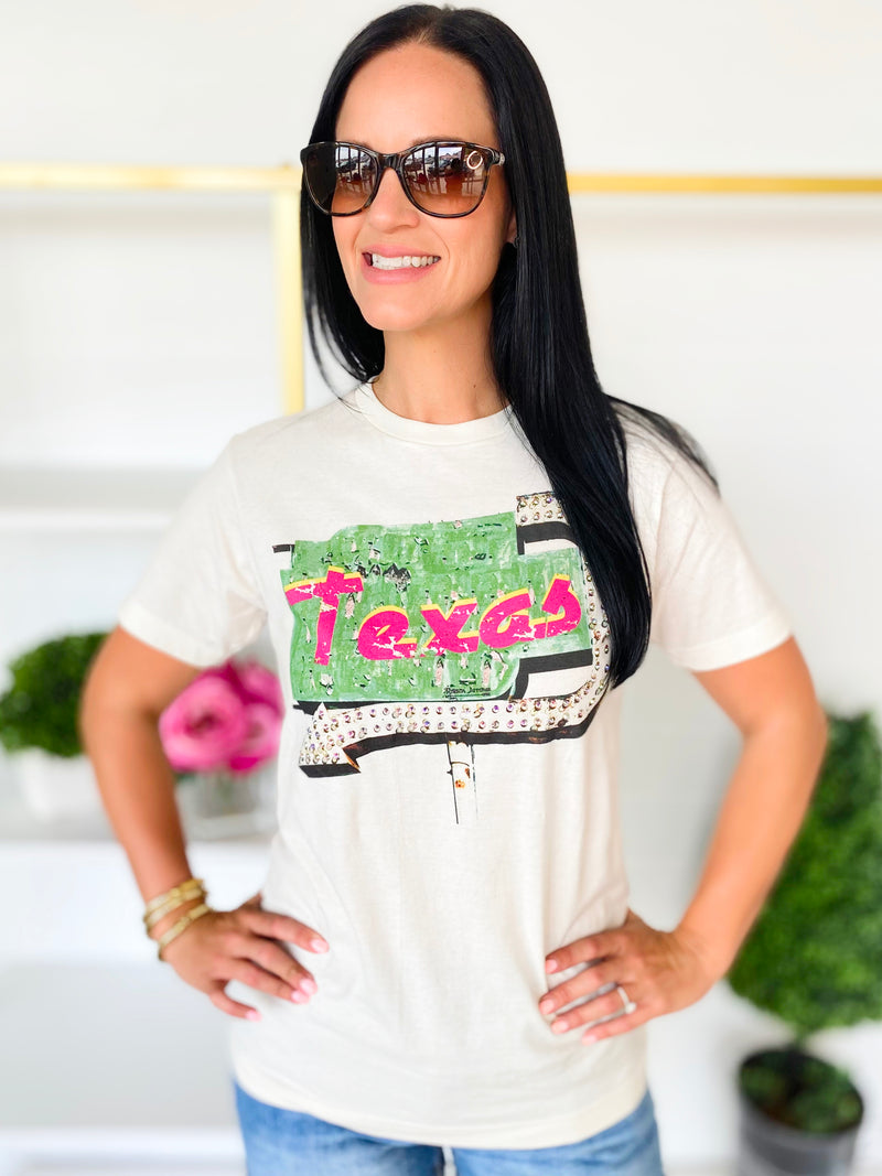 Texas a una camiseta