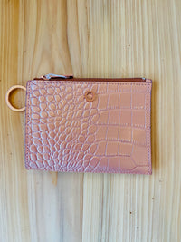 Rose Gold Ossential Leather Card Case