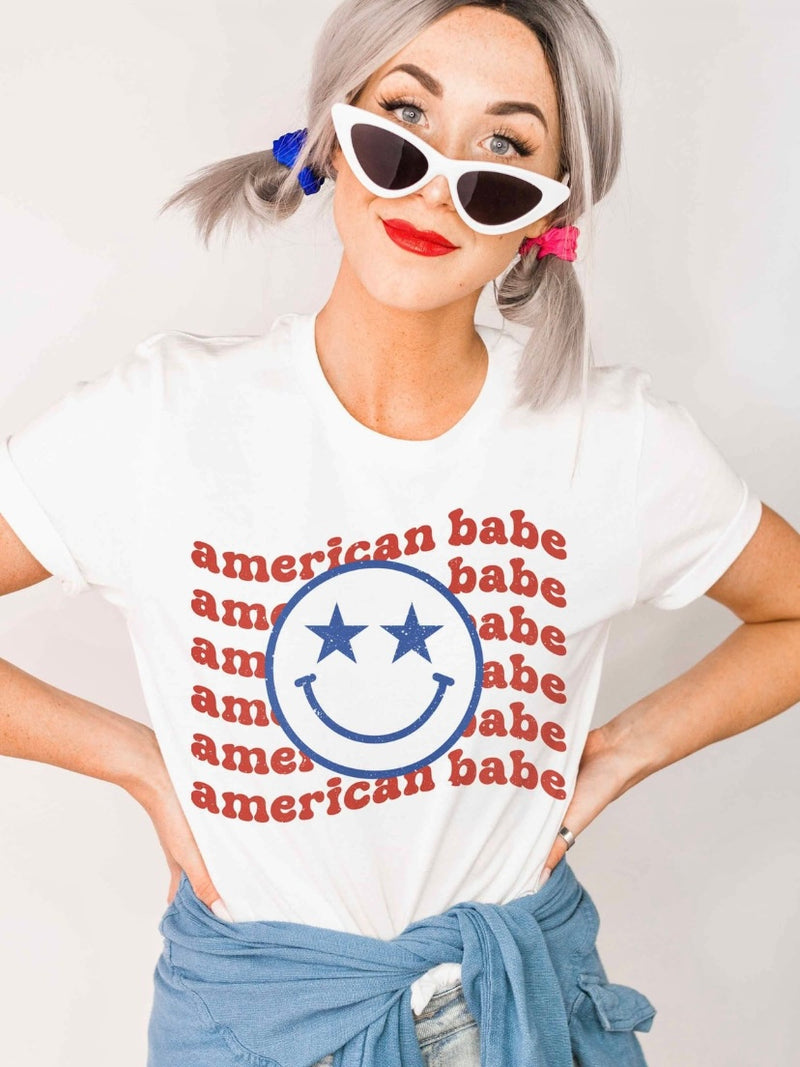 Camiseta de bebé americano