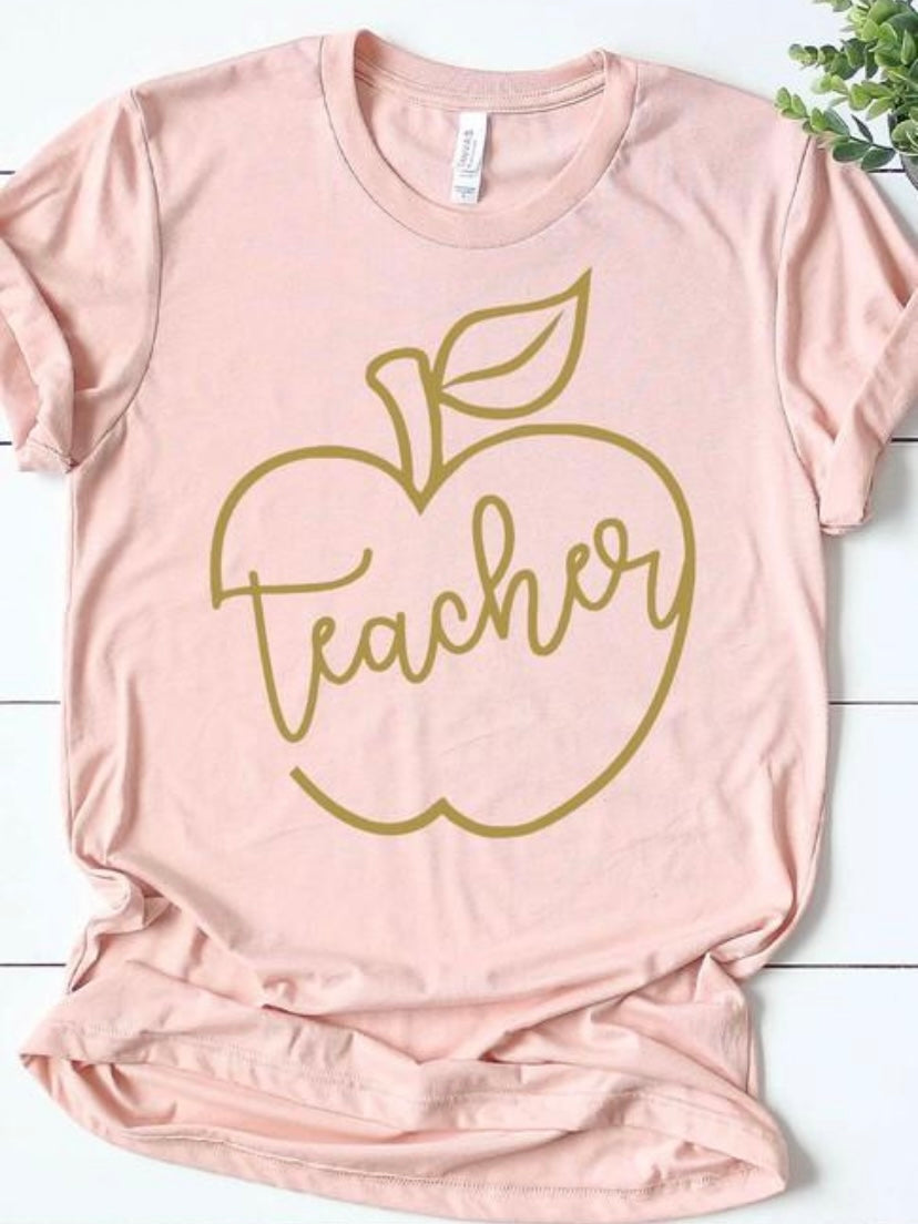 Camiseta Heather Peach Gold Apple