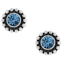 Sapphire Twinkle Mini Post Earrings